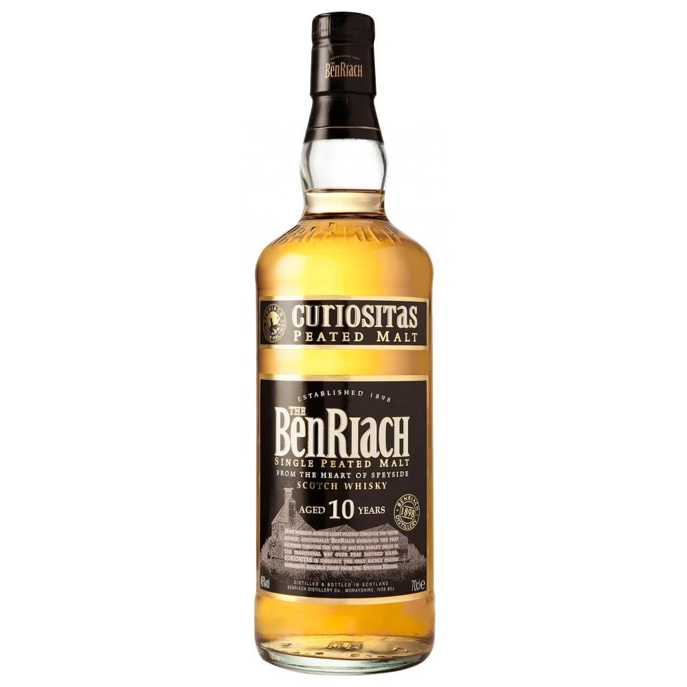 BenRiach Curiositas 10 años Whisky escocés de pura malta