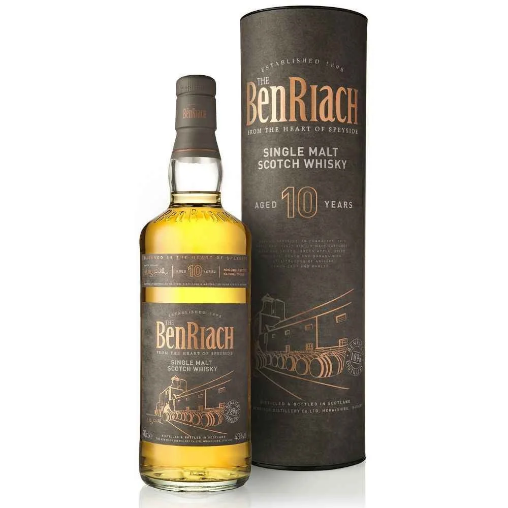 Benriach 10 Year Single Malt Scotch Whisky - Whiskey