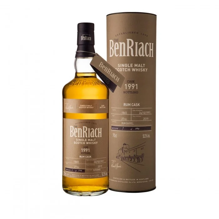 Benriach 1991 27 años Lote 16 Single Cask #1865 Whisky escocés de pura malta - Whiskey