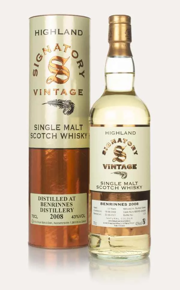 Benrinnes 12 Year Old 2008 (casks 800282 & 800283) - Signatory Scotch Whisky | 700ML