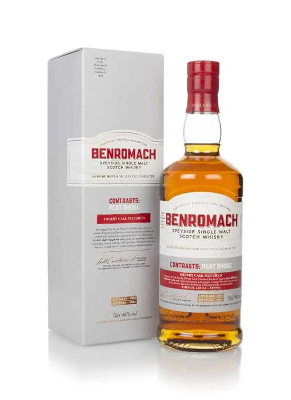 Benromach Contrasts Peat Smoke Sherry Cask Whisky | 700ML - Whiskey