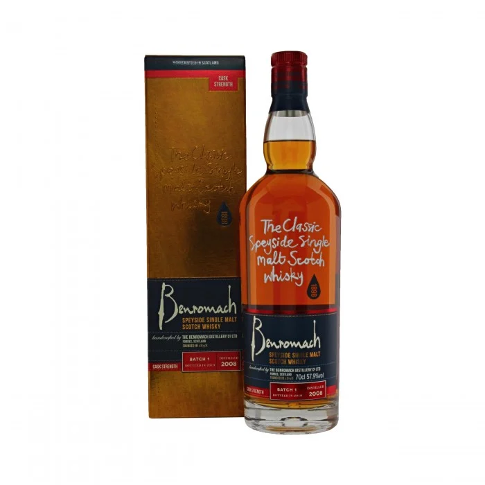 Benromach 2008 Cask Strength Batch #1 Single Malt Scotch Whisky - Whiskey