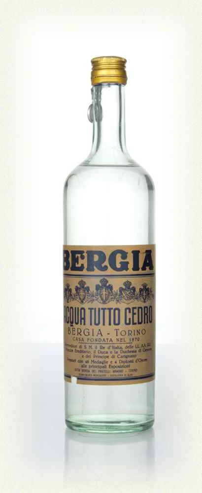Bergia Acqua Tutto Cedro - 1949-1959 Spirit | 1L