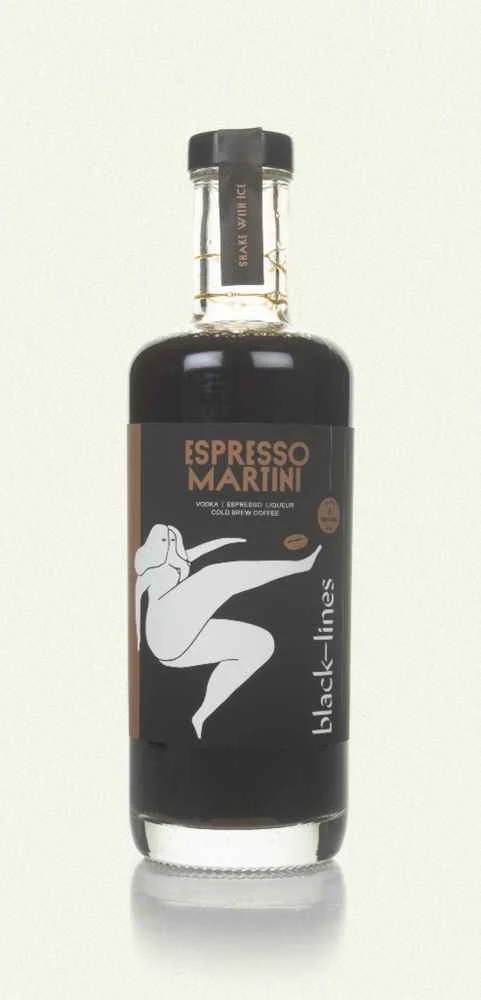 Black Lines Espresso Martini Cocktail | 500ML