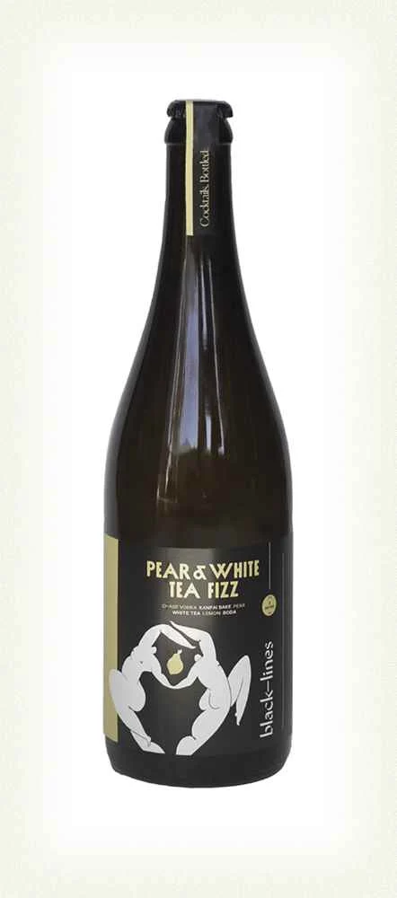 Black Lines Pear & White Tea Fizz Cocktail