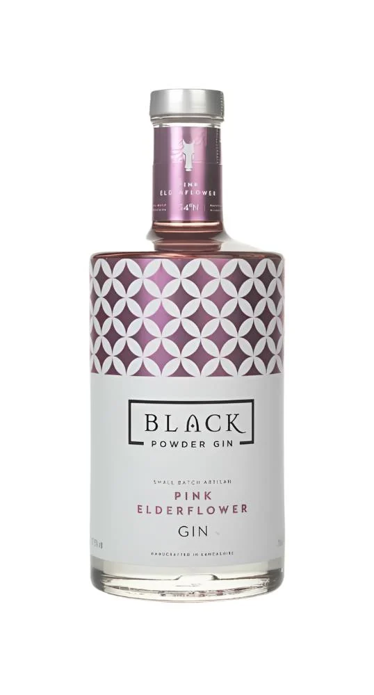 Ginebra de flor de saúco rosa en polvo negro | 700ML