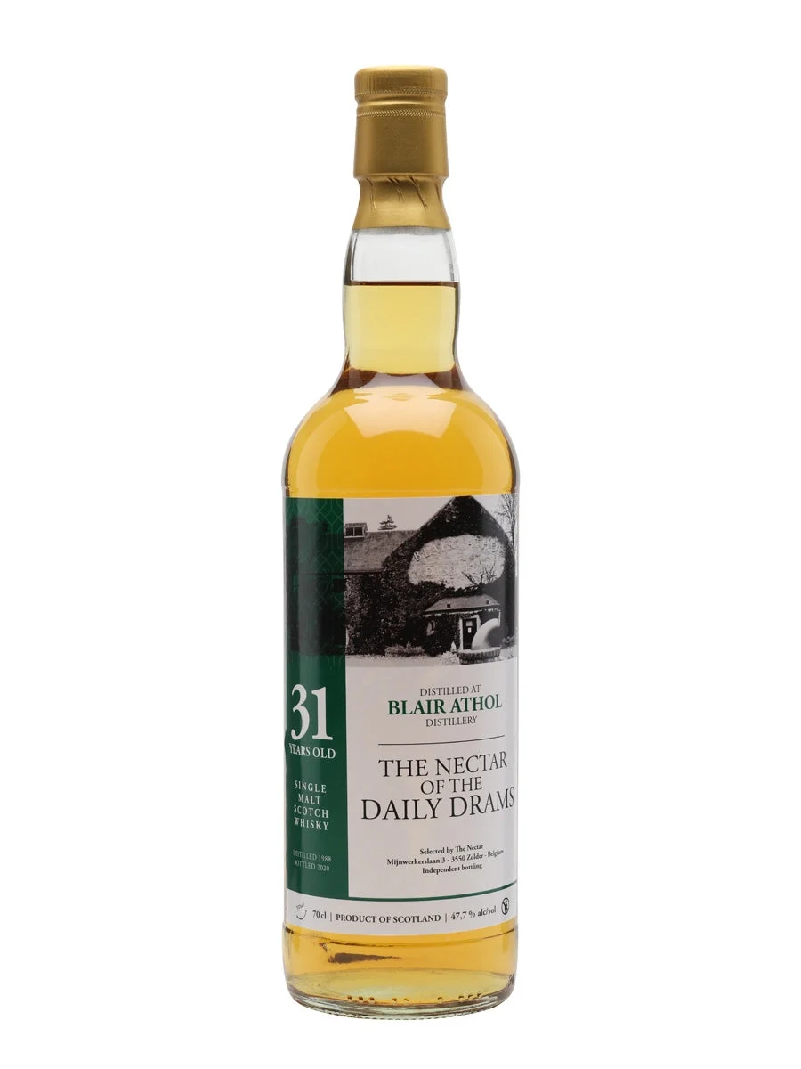 Blair Athol 1988 Whisky escocés de malta única Daily Dram Highland de 31 años | 700ML