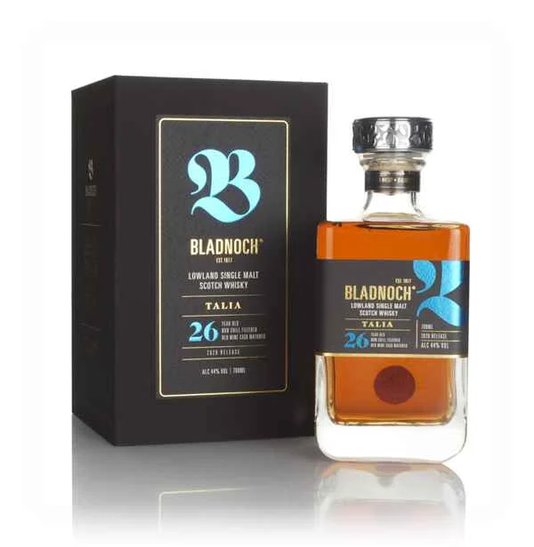 Bladnoch Talia 26 años - Whisky escocés madurado en barrica de vino tinto | 700ML