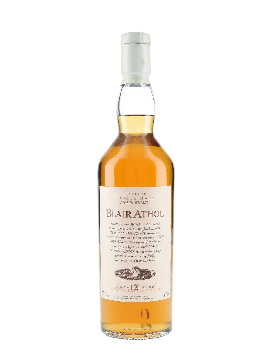 Blair Athol 12 Year Old 1st Release Flora & Fauna Highland Single Malt Scotch Whisky | 700ML - Whiskey
