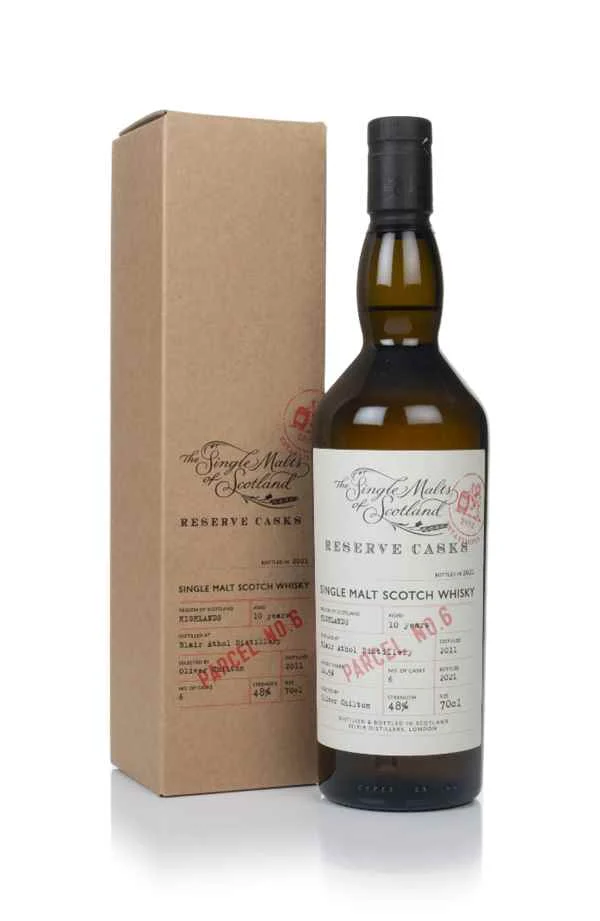 Blair Athol 10 años 2011 (Paquete No.6) - Reserve Casks (The Single Malts of Scotland) Whisky escocés | 700ML