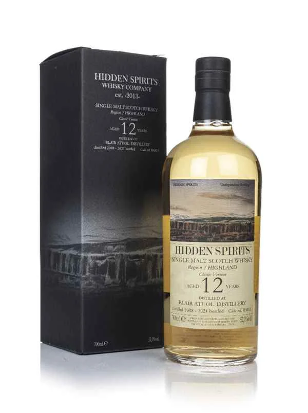 Blair Athol 12 Year Old 2008 (cask BA821) - Hidden Spirits Whisky | 700ML