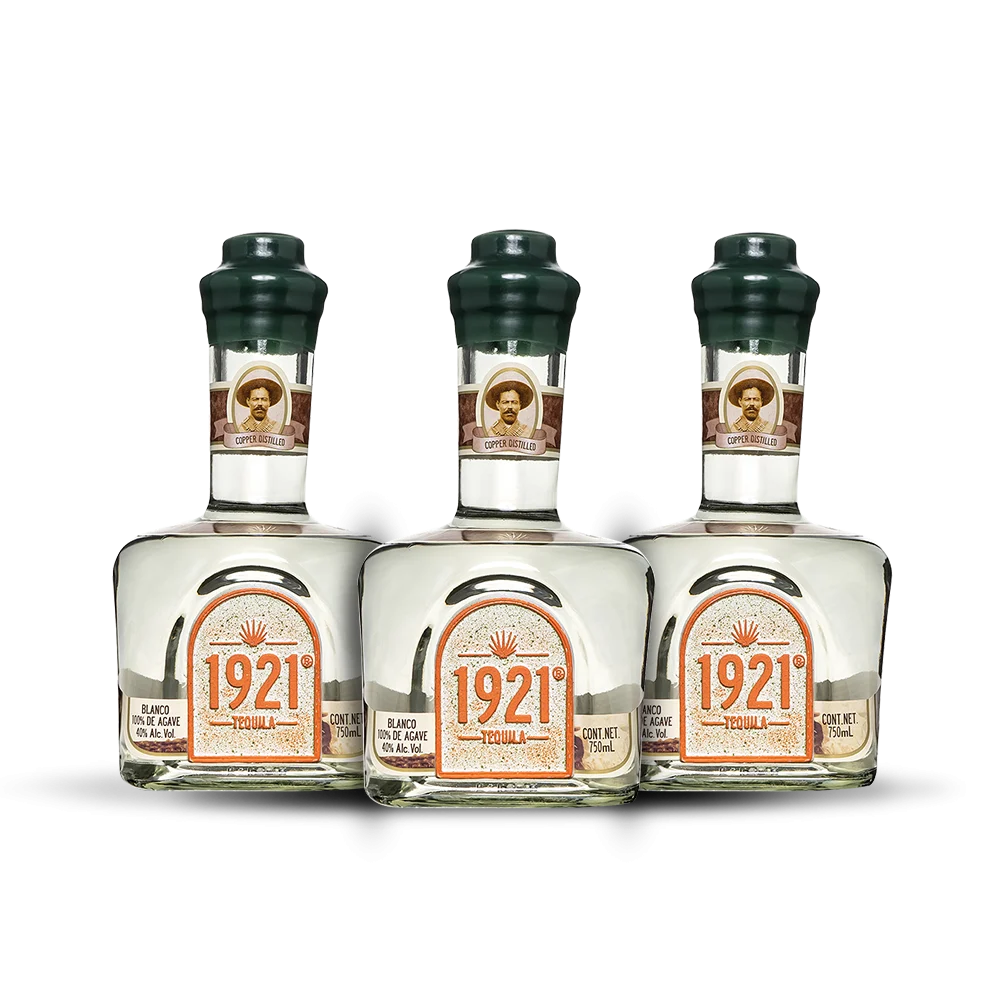 1921 Blanco Tequila (3) Bottle Bundle