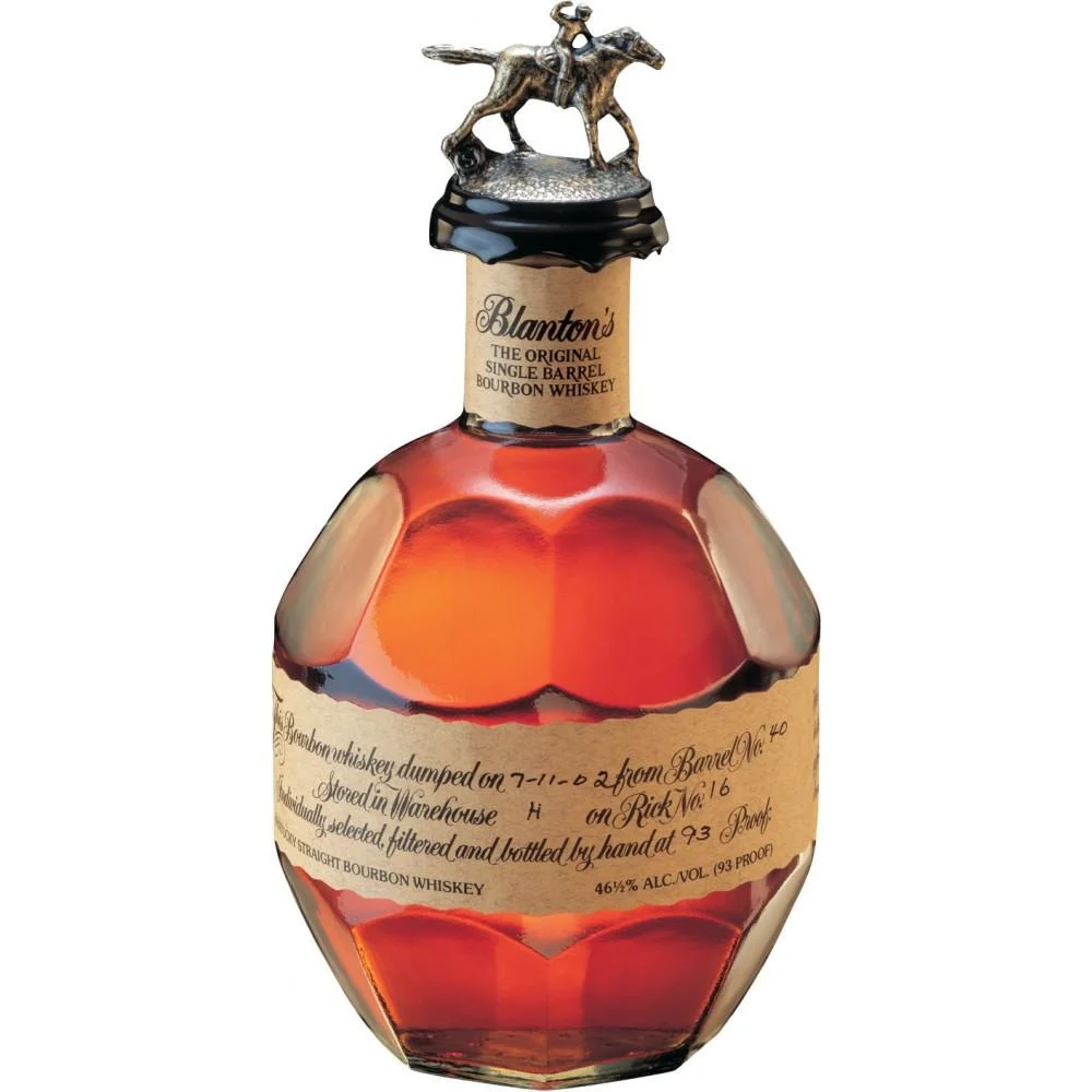 Whisky Bourbon de un solo barril original de Blanton 375ML