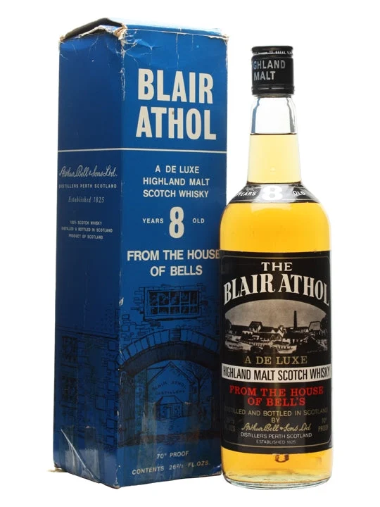 Blair Athol 8 Year Old Bot.1970s Highland Single Malt Scotch Whisky - Whiskey