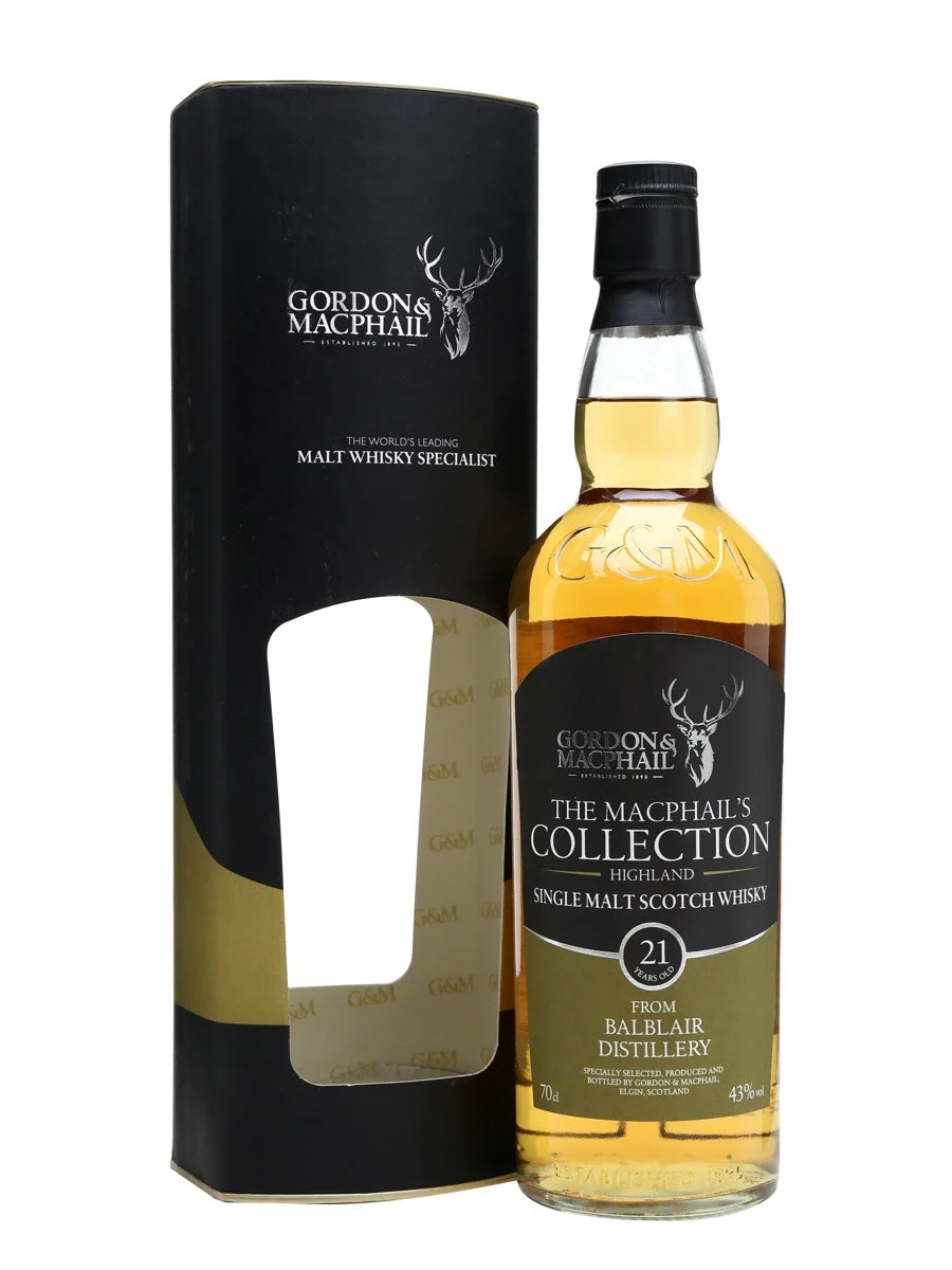 Balblair 21 Year Old The MacPhail's Collection Highland Single Malt Scotch Whisky | 700ML - Whiskey