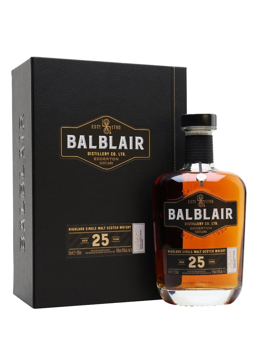 Balblair 25 Year Old Highland Single Malt Scotch Whisky | 700ML - Whiskey