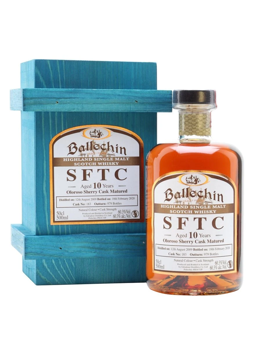 Ballechin 2009 10 años Oloroso Sherry Cask Highland Single Malt Whisky escocés | 500ML