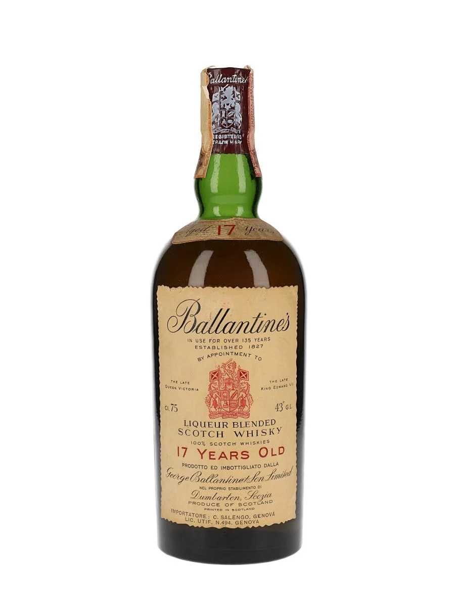 Ballantine's Bot de 17 años. Whisky escocés mezclado de los años 60 | 757ML