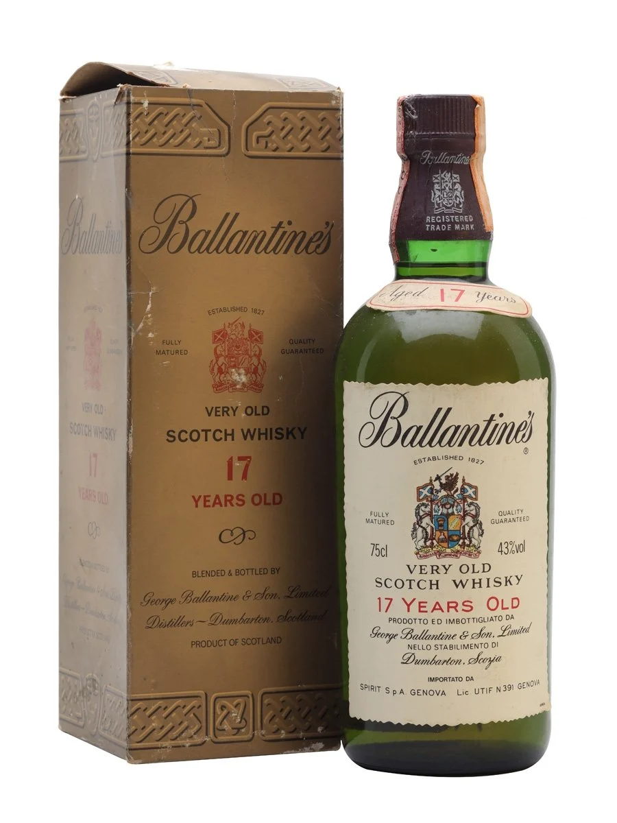 Ballantine's 17 Year Old Bot.1970s Blended Scotch Whisky - Whiskey