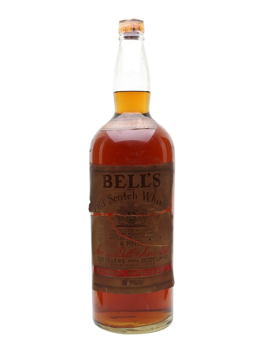 Bell's Extra Special Bot de un galón. Whisky escocés mezclado de los años 60 | 4.55L