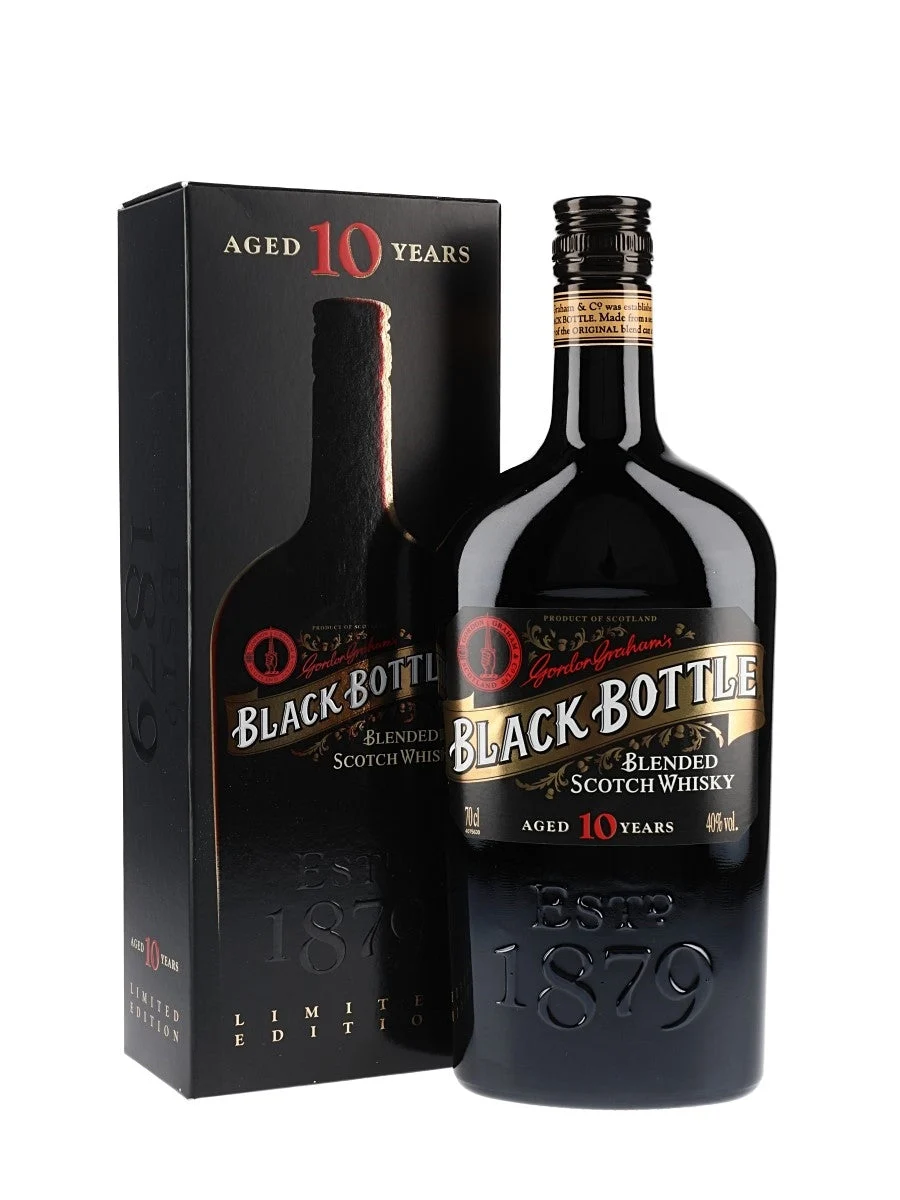 Black Bottle 10 Year Old Blended Scotch Whisky - Whiskey