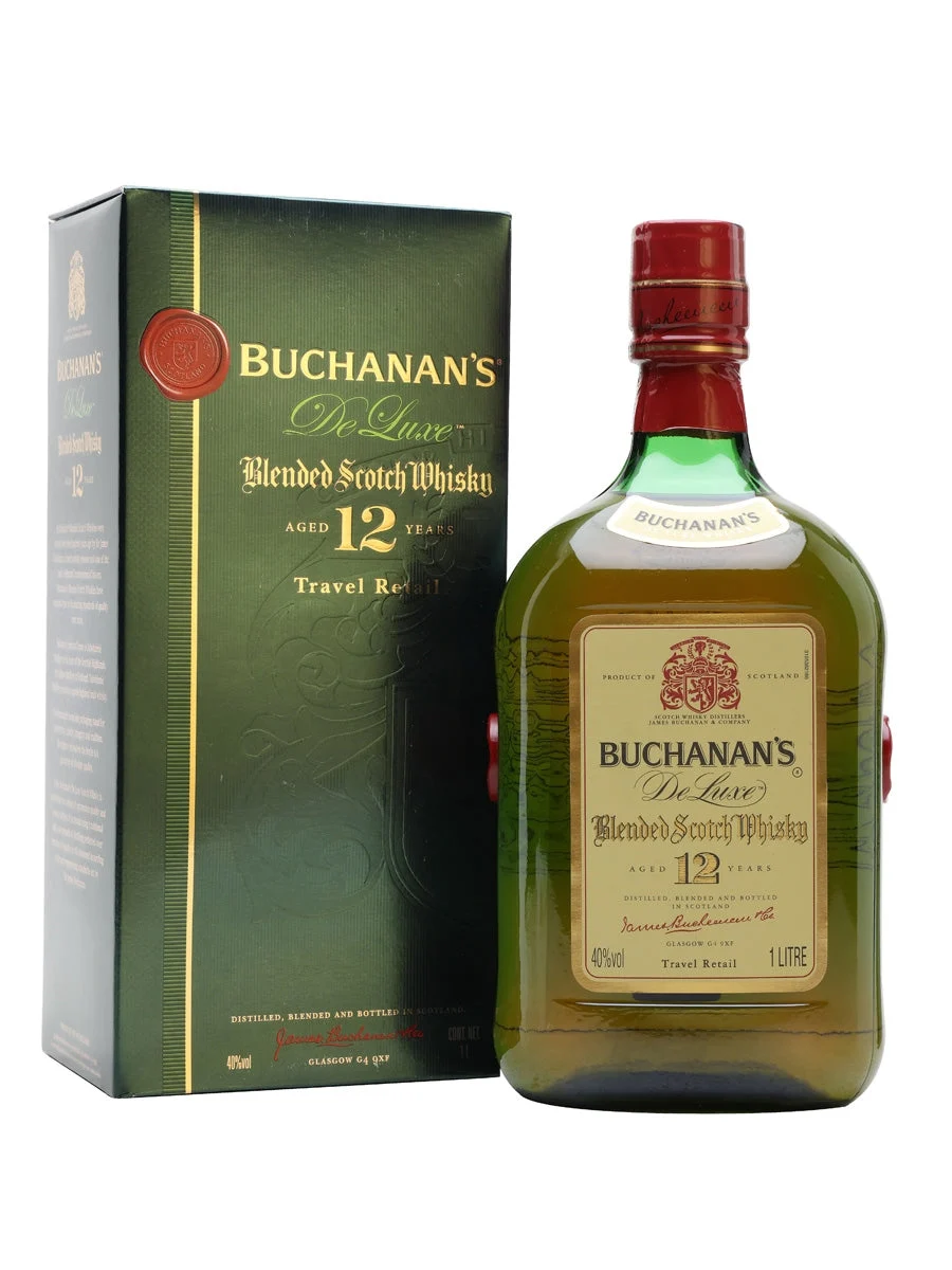 Buchanan's De Luxe 12 Year Old Blended Scotch Whisky - Whiskey