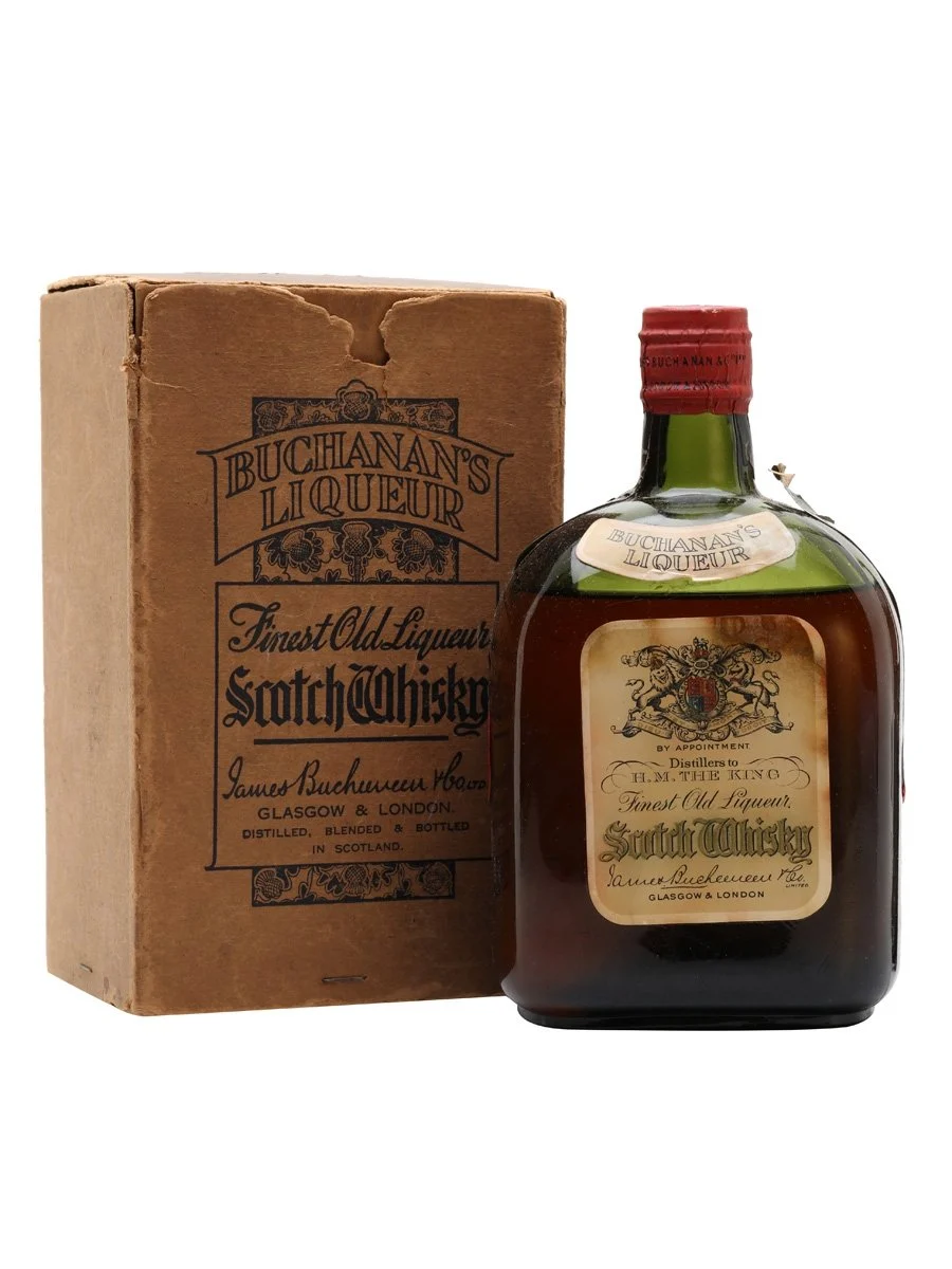 Buchanan Liqueur Scotch Whisky Bot.1940s blended Scotch Whisky - Whiskey