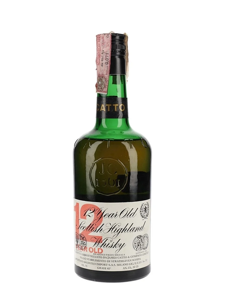 Catto 12 Year Old Bot.1970s Blended Scotch Whisky - Whiskey