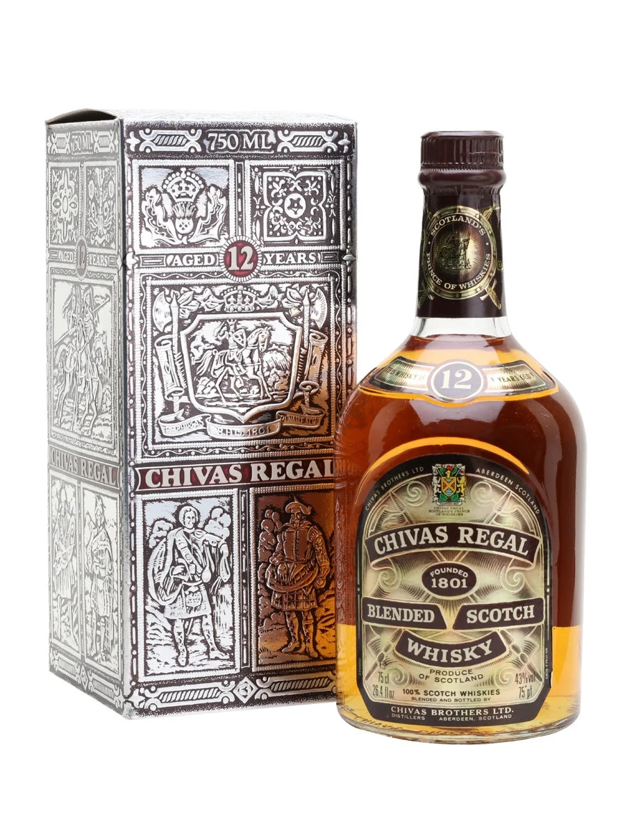 Chivas Regal 12 Year Old Bot.1980s Blended Scotch Whisky | 700ML - Whiskey
