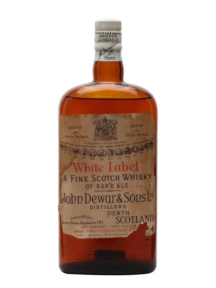 Dewar's White Label Bot.1940 Blended Scotch Whisky - Whiskey