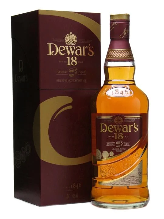 Dewar's 18 Year Old Double Aged Blended Scotch Whisky - Whiskey