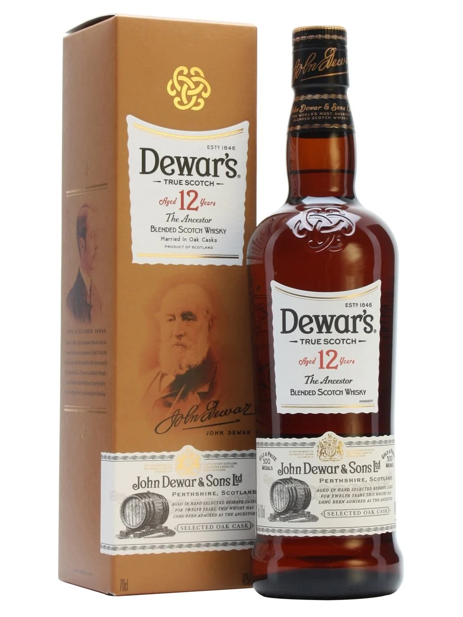 Dewar’s 12 Year Scotch Whisky - Whiskey