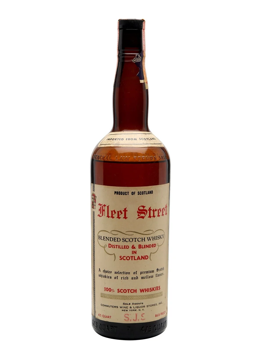 Fleet Street Bot.1950s Blended Scotch Whisky - Whiskey