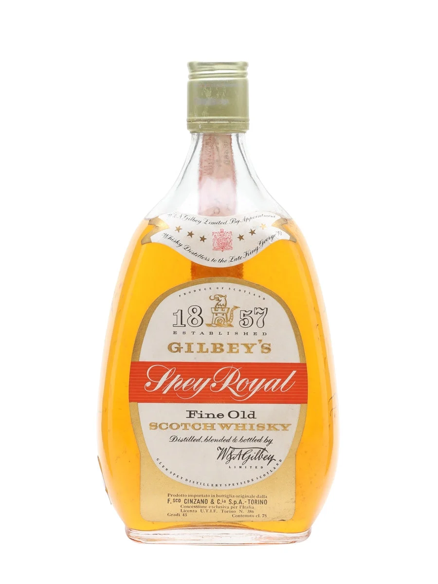 Gilbey's Spey Royal Bot.1960s Blended Scotch Whisky - Whiskey