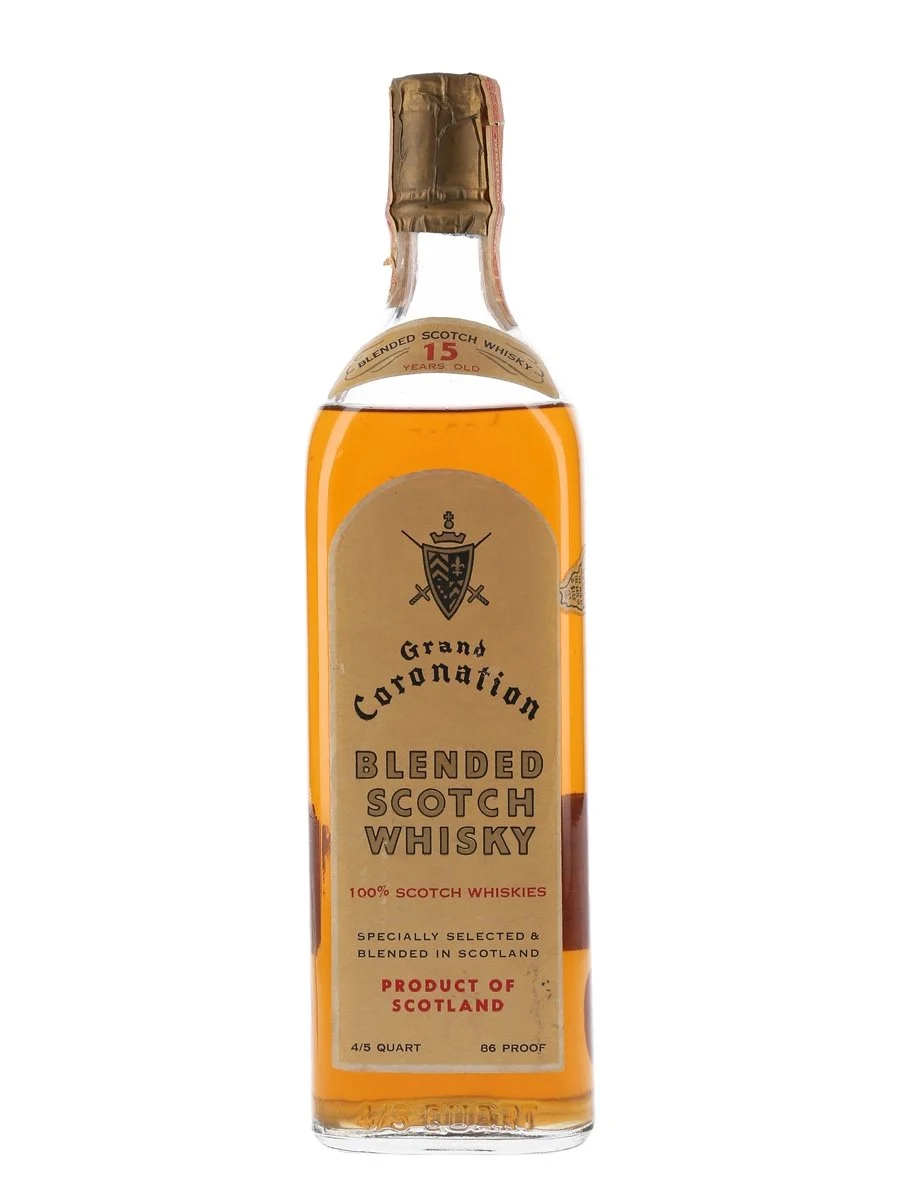 Grand Coronation 15 Year Old Bot.1950s Blended Scotch Whisky | 700ML - Whiskey