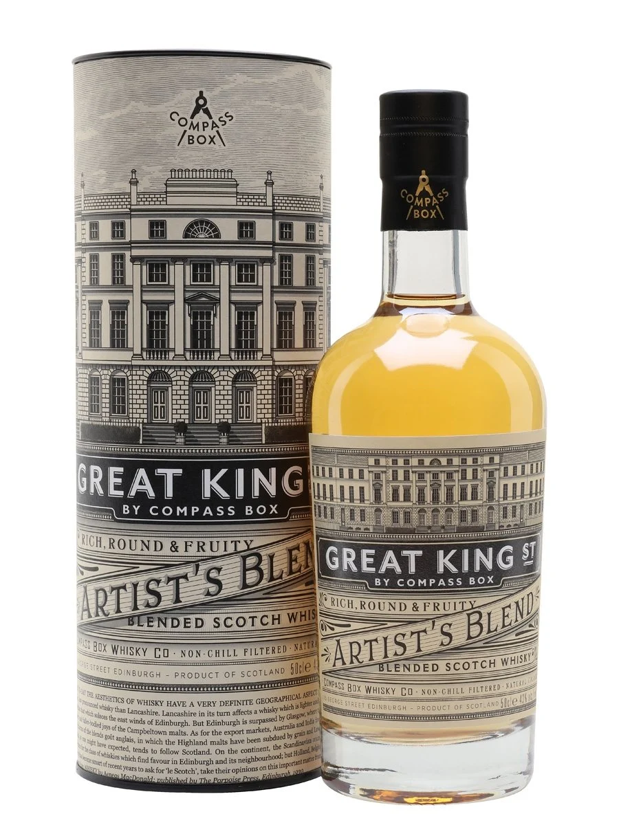 Compass Box Artist's Blend Great King Street Half Litre Blended Scotch Whisky | 500ML - Whiskey