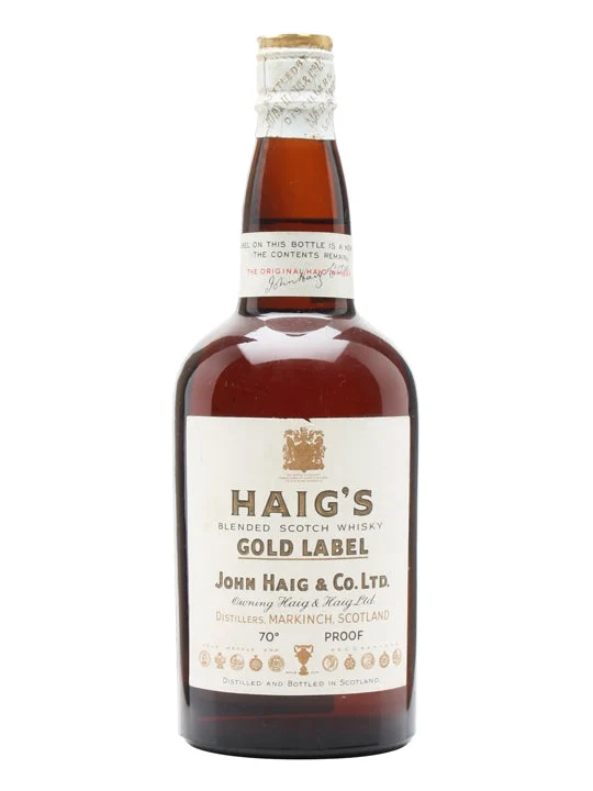 Haig's Gold Label Bot.1940s Spring Cap Blended Scotch Whisky - Whiskey
