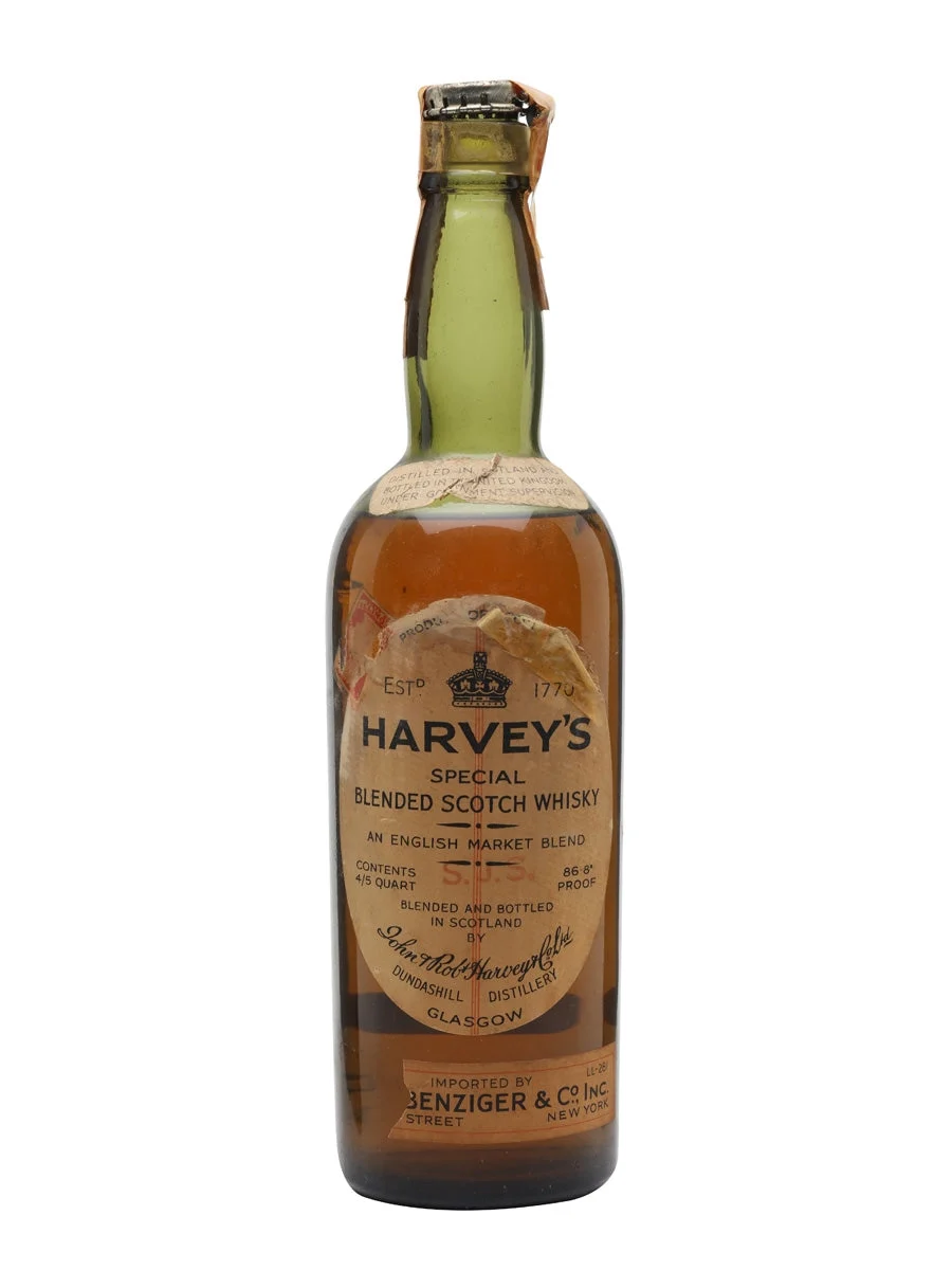 Harvey's Special Bot.1940s Spring Cap Blended Scotch Whisky | 700ML - Whiskey