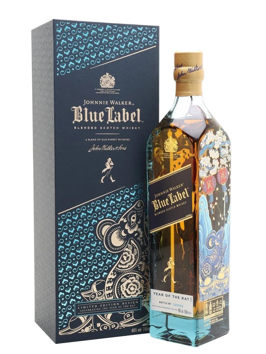 Johnnie Walker Blue Year of the Rat Blended Scotch Whisky | 700ML - Whiskey