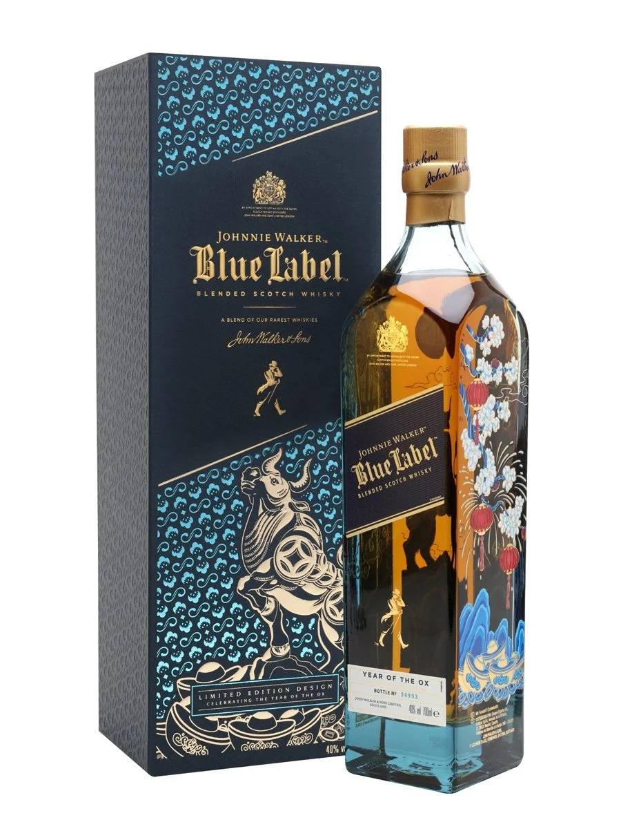 Johnnie Walker Blue Year of the Ox Blended Scotch Whisky | 700ML - Whiskey