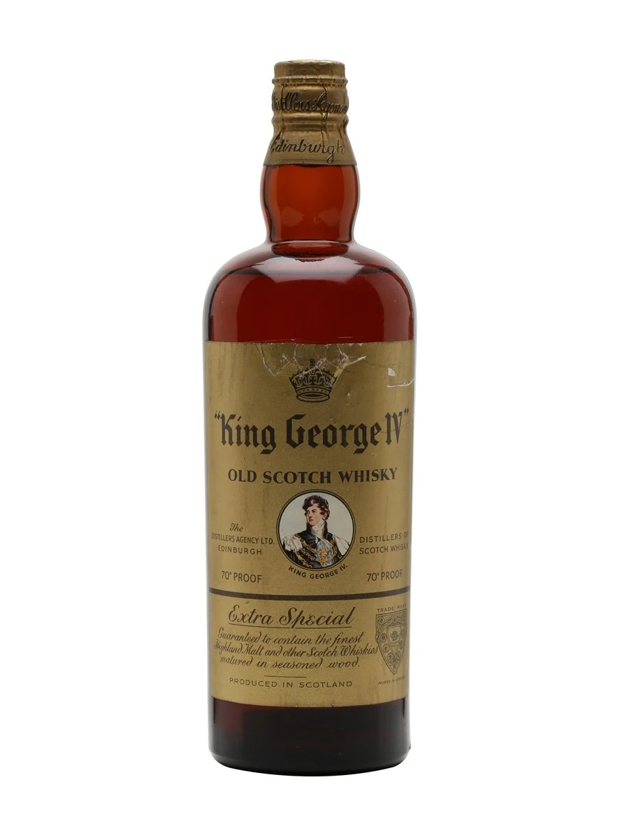 King George IV Spring Cap Bot.1950s Blended Scotch Whisky - Whiskey