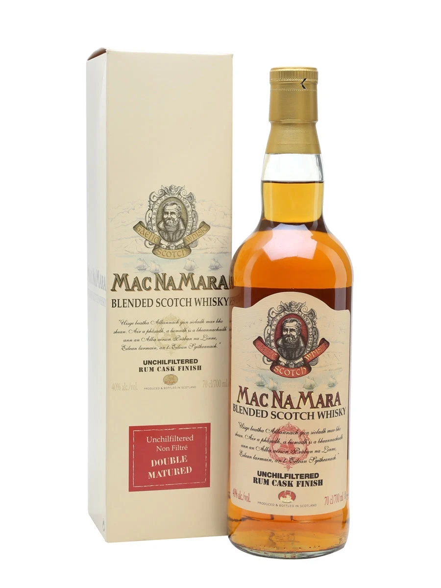 MacNaMara Rum Cask Finish Blended Scotch WhiskY - Whiskey