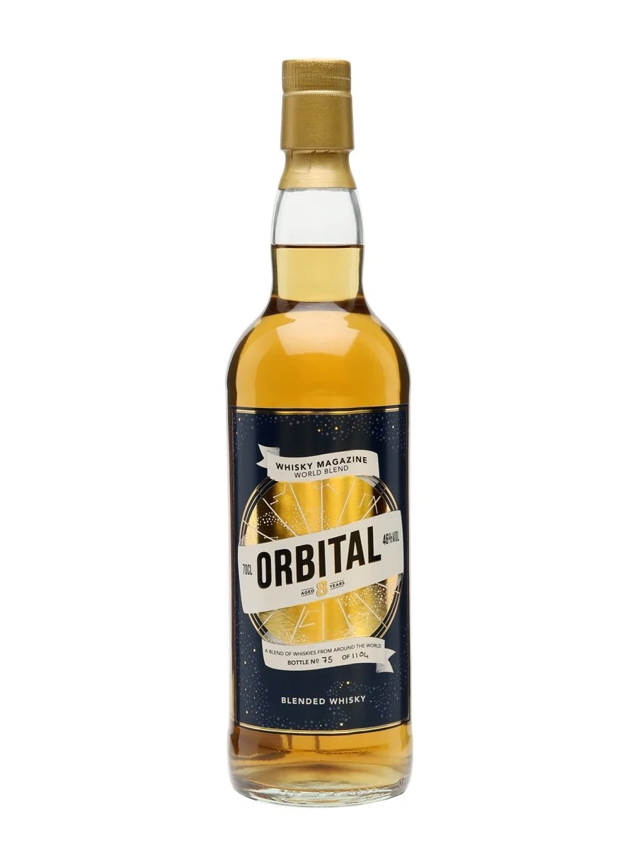 Orbital 8 Year Old Whisky Magazine World Blend Blended Whisky | 700ML - Whiskey