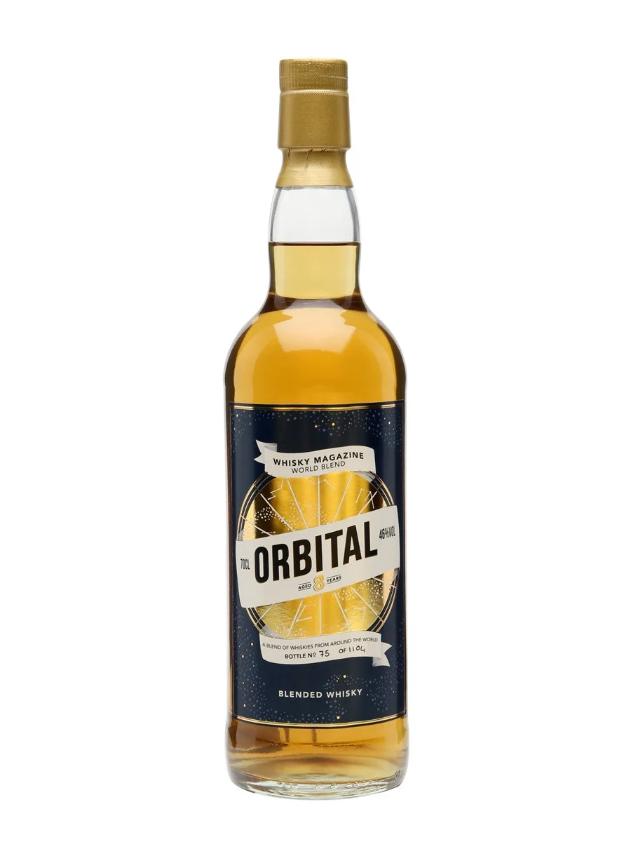 Orbital 8 Year Old World Blend Sherry Cask Whisky Magazine World Blended Whisky - Whiskey