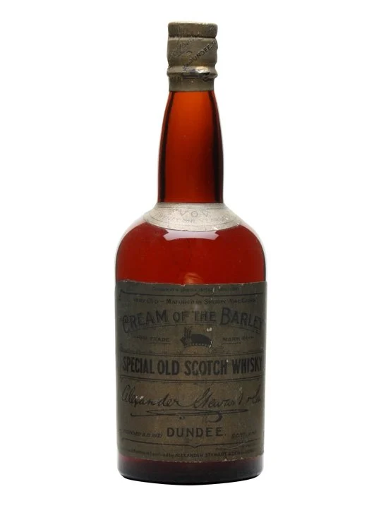 Stewart's Cream of the Barley 21 Year Old Bot.1940s Blended Scotch Whisky - Whiskey