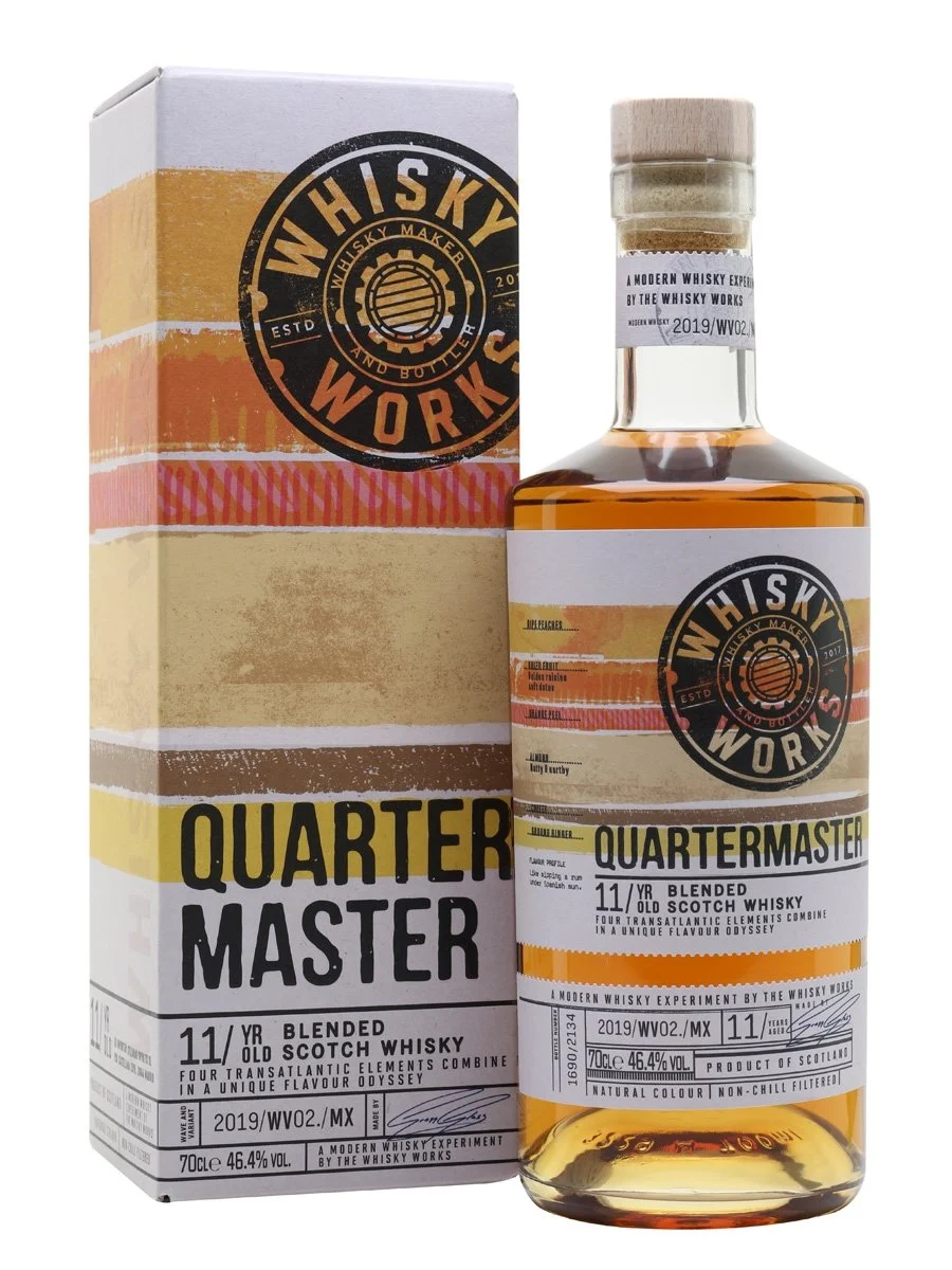 Quartermaster 11 Year Old Whisky Works Blended Scotch Whisky - Whiskey