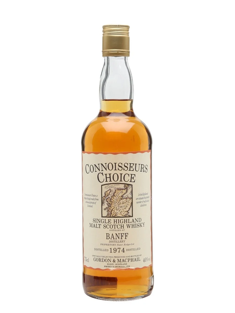 Banff 1974 Bot.1980s Connoisseurs Choice Highland Single Malt Scotch Whisky - Whiskey