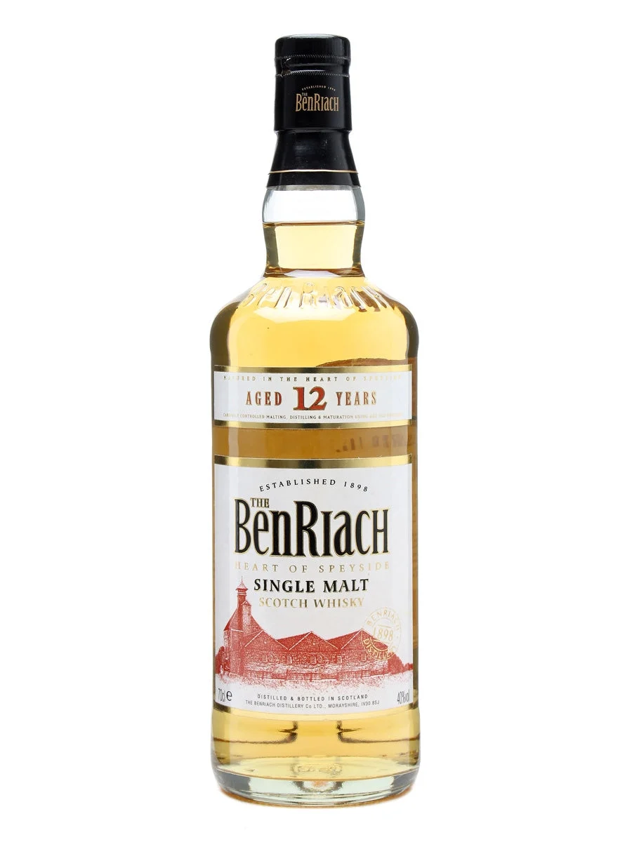 The BenRiach 12 Year Old Single Malt Scotch Whisky - Whiskey