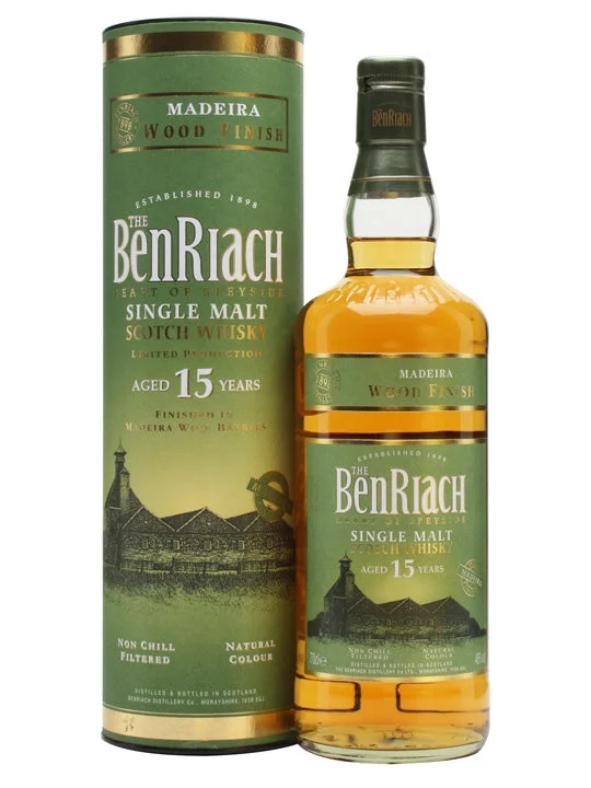 The BenRiach 15 Year Old Henriques & Henriques Madeira Wood Finish Single Malt Scotch Whisky - Whiskey