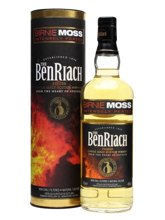 Benriach Birnie Moss Whisky escocés de pura malta de Speyside intensamente turbado | 700ML